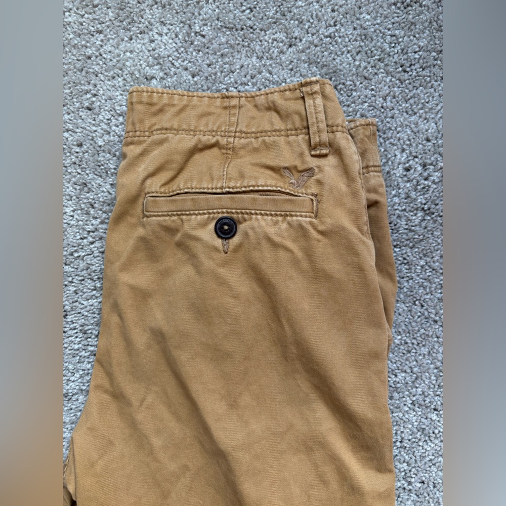 American Eagle Outfitters Relaxed Straight Khaki Pant - Picture 6 of 13